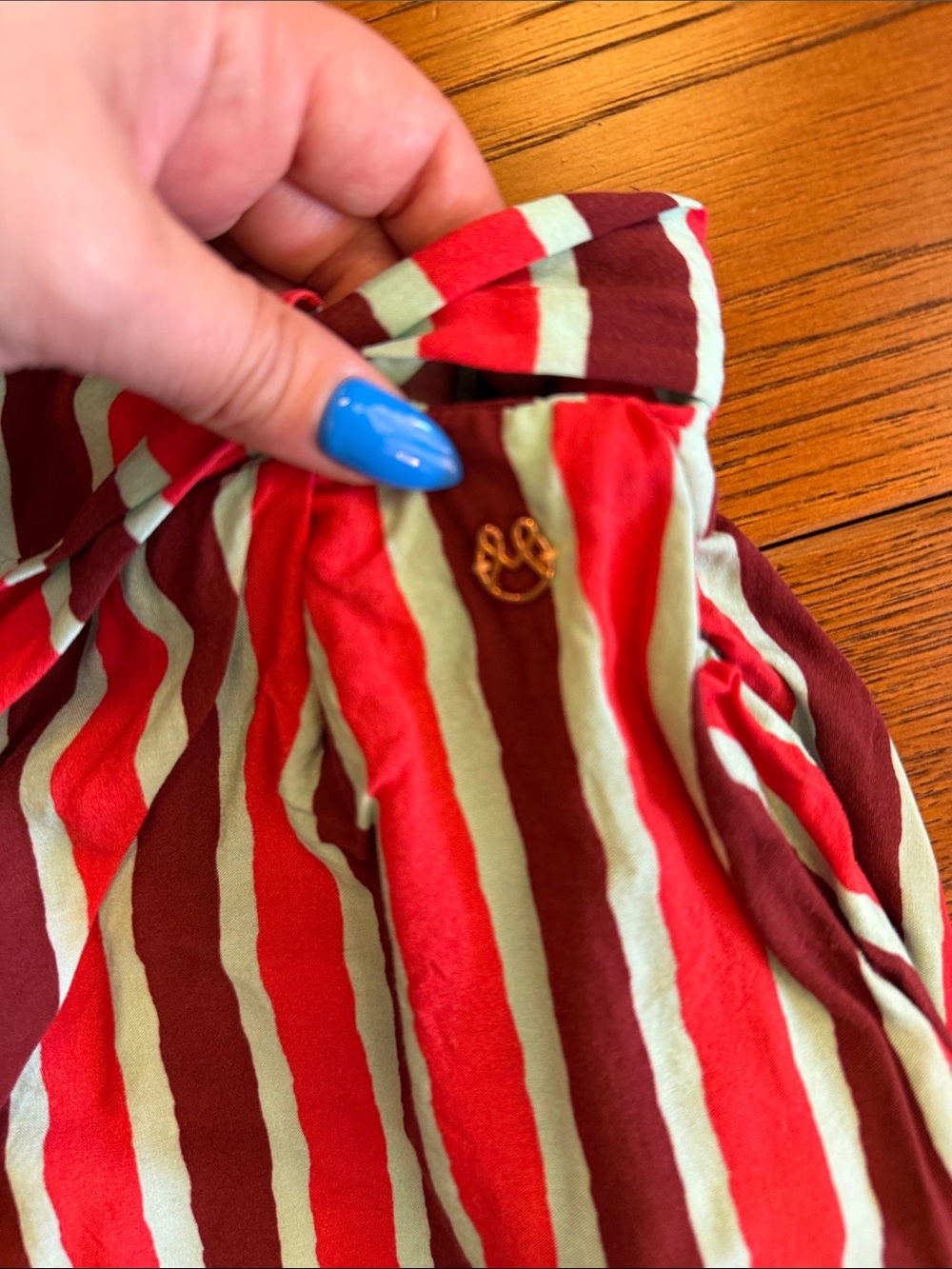 Maaji Golden Treasure Swimming Cover Up Red Pants - Picture 4 of 10